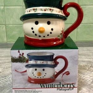 Pfaltzgraff Winterberry Snowman Mug